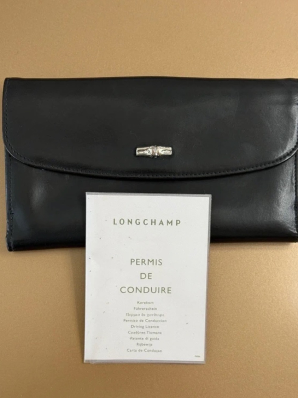 Longchamp Clutch & Checkbook Wallet